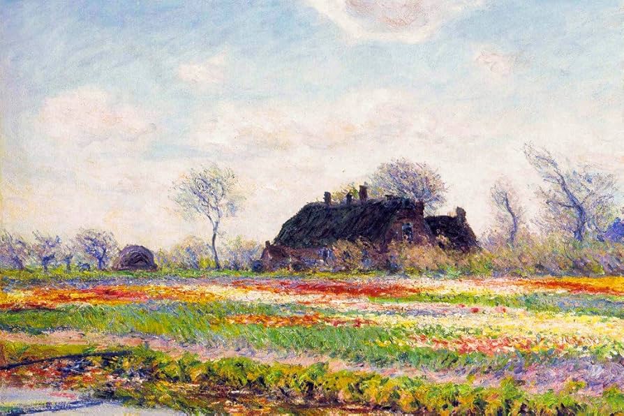 Amazon.com: Claude Monet Tulip Fields At Sassenheim Near Leiden